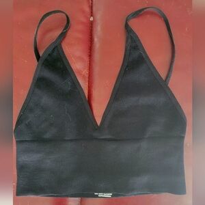 Free people intimately Black Ribbed Bralette